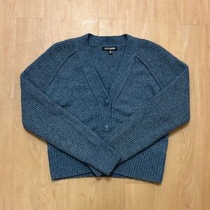 Steve Madden Blue Knit Cardigan